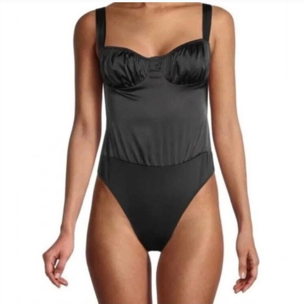 Elegant Black One-Piece Swimsuit